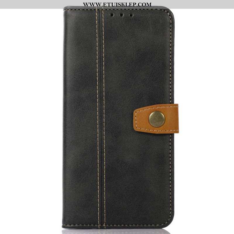 Etui Folio do Samsung Galaxy M23 5G Taśma Tapicerska